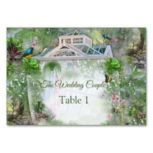 The Victorian Greenhouse Table Number