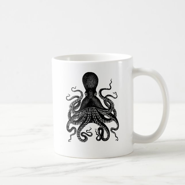The Victorian Octopus Coffee Mug (Right)