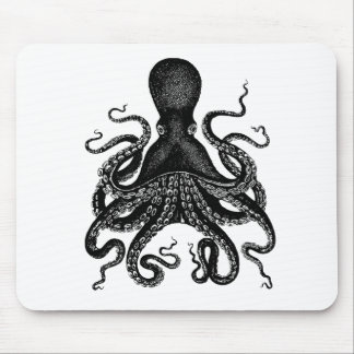 The Victorian Octopus Mouse Pad