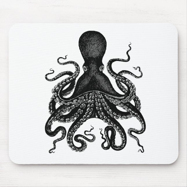The Victorian Octopus Mouse Pad (Front)