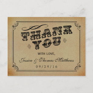 The Victorian Steampunk Wedding Collection Postcard