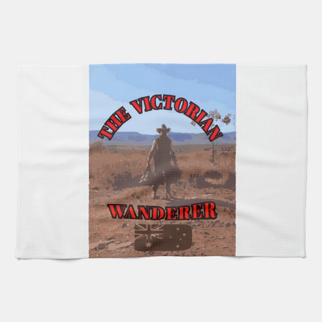 The Victorian Wanderer Tea Towel (Horizontal)