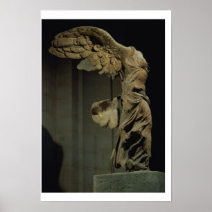 The Victory of Samothrace (Parian marble) (see al Poster
