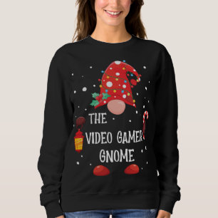The Video Gamer Gnome Matching Family Christmas Gn Sweatshirt