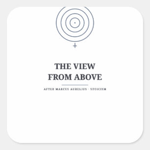 The View From Above — Stoic Sticker