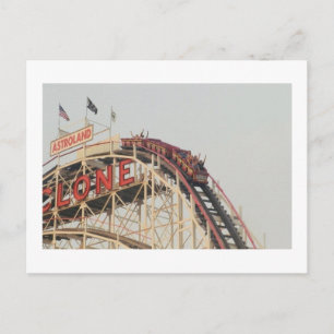 'The View from the Top' (Coney Is., NY) postcard
