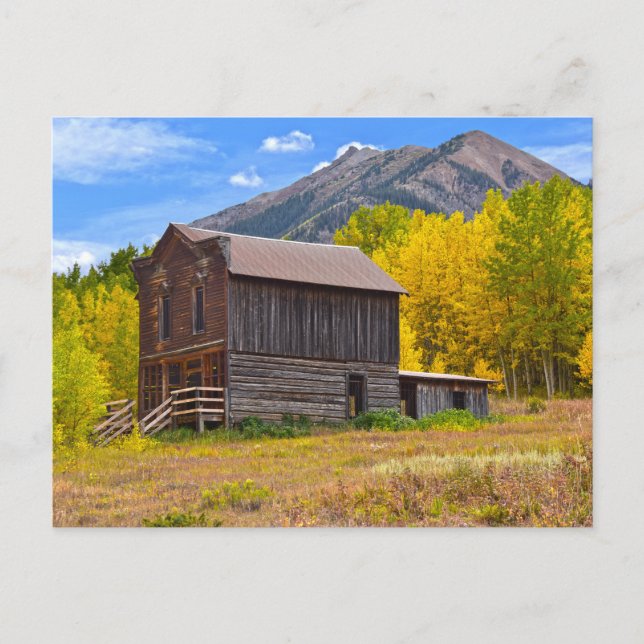 The View Hotel, Ashcroft, Colorado Postcard (Front)