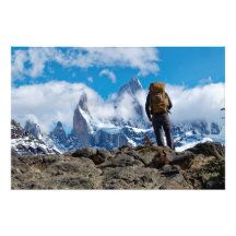 The view of Mount Fitzroy at the lookout
