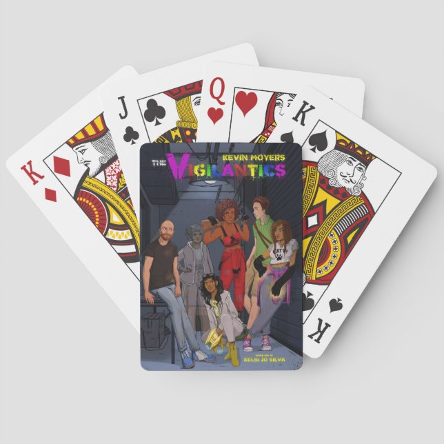 The Vigilantics Playing Cards (Back)