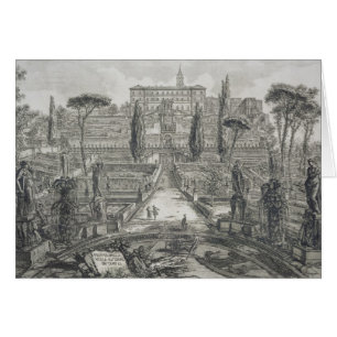 The Villa d'Este at Tivoli (engraving)