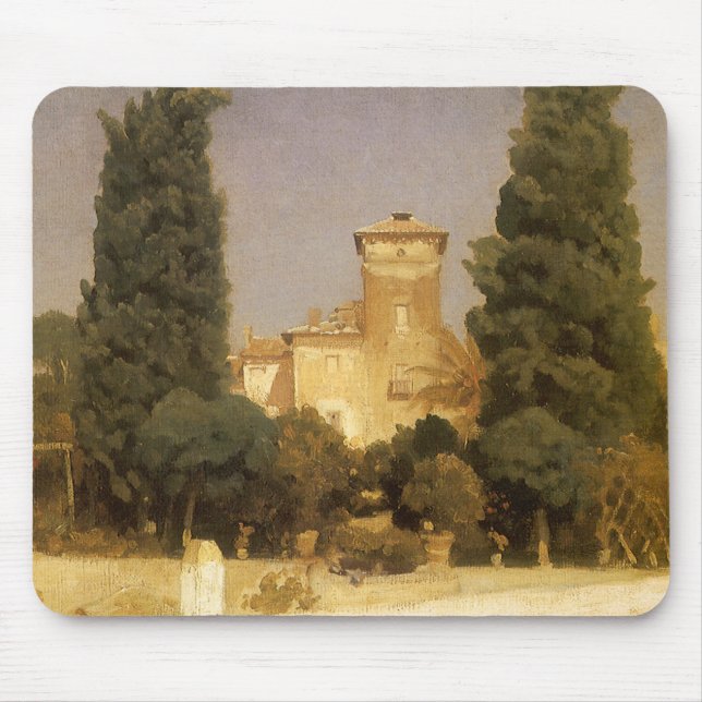 The Villa Malta, Rome by Lord Frederic Leighton Mouse Pad (Front)