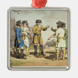 The Village Council, etched by the artist, publish Metal Ornament