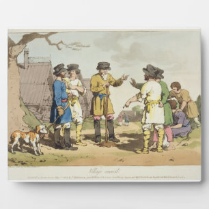 The Village Council, etched by the artist, publish Plaque