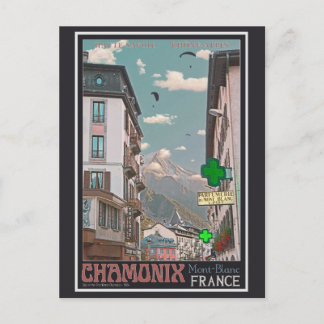 The Village of Chamonix - BonW Postcard