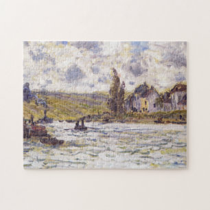 The Village of Lavacourt Monet Fine Art Jigsaw Puzzle