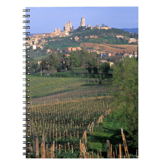 The village of San Gimignano sits in the rolling Notebook (Front)