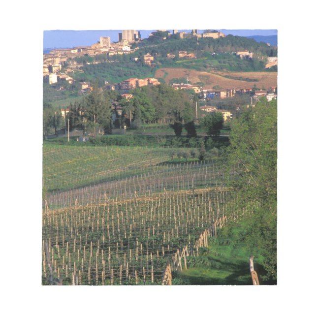 The village of San Gimignano sits in the rolling Notepad (Front)
