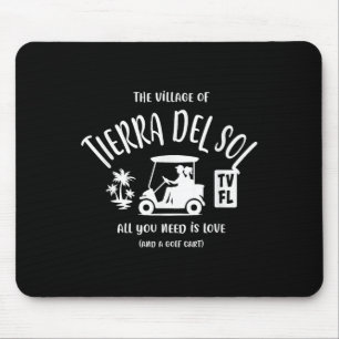 The Village Of Tierra Del Sol Tv Fl Golf Cart Desi Mouse Pad