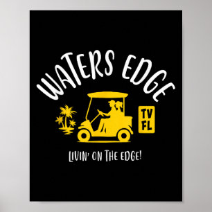 The Village Of Waters Edge Tv Fl Golf Cart Design  Poster