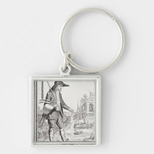 The Village Peasant, Born to Suffer, c.1780 Key Ring