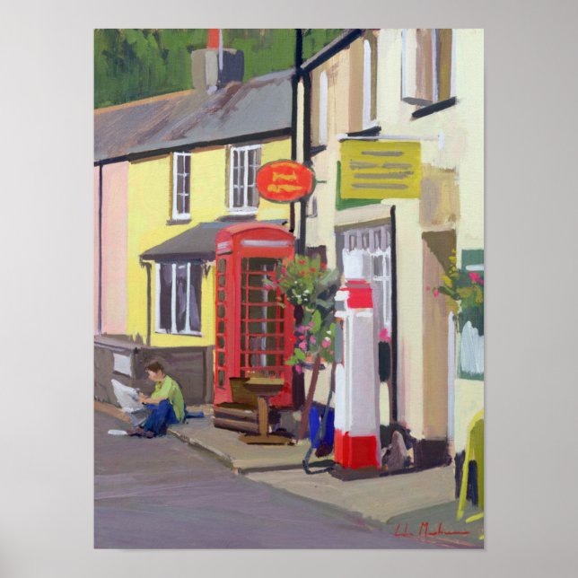 The Village Post Office Withypool Poster (Front)