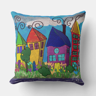 The village Throw Cushion