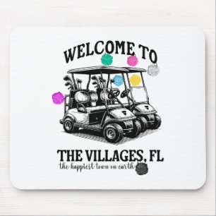 The Villages Florida Fl Retirement Funny Golf Loof Mouse Pad