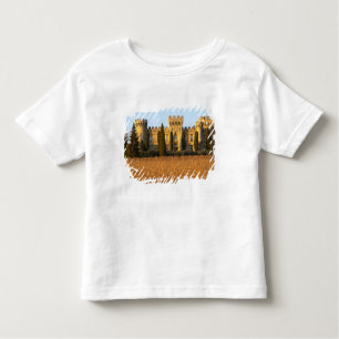 The vineyard with syrah vines and the chateau toddler T-Shirt