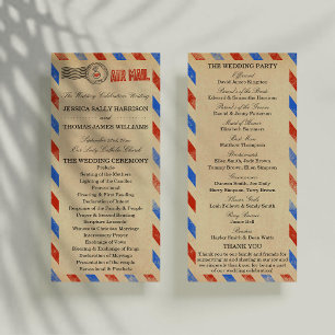 The Vintage Airmail Wedding Collection Program
