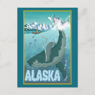 The Vintage Alaskan Travel Postcard