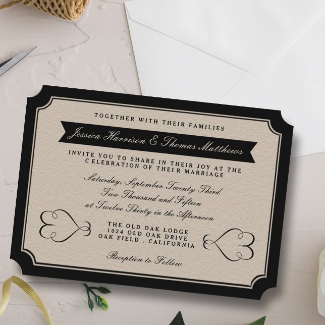 The Vintage Wedding Collection Invitation (Creator Uploaded)