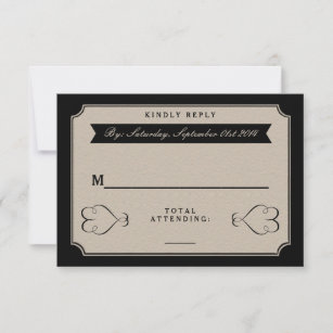 The Vintage Wedding Collection RSVP Cards