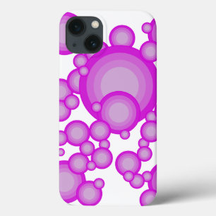 The Violet 70's year styling circle iPhone 13 Case