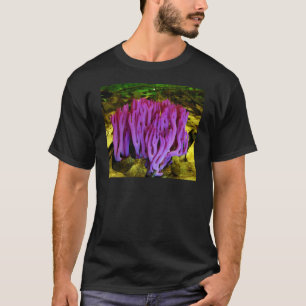 The Violet Coral Fungus Clavaria Zollingeri T-Shirt