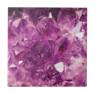 The Violet Crystal Ceramic Tile