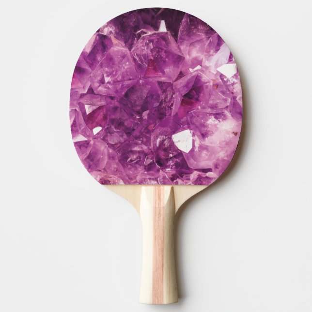 The Violet Crystal Ping Pong Paddle (Front)