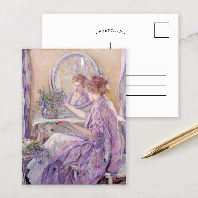The Violet Kimono | Robert Reid Postcard (Creator Uploaded)