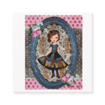 The Violet Paper Doll: A Tale of Plum & Petals