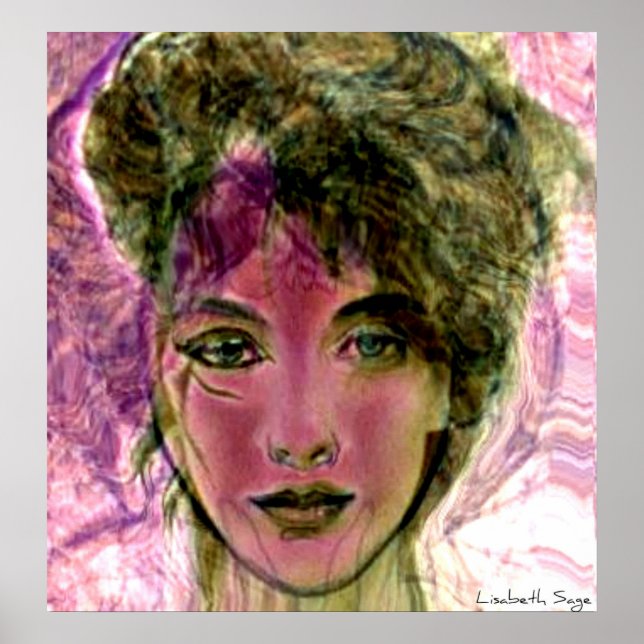 "The Violet Warrior" Portrait Poster (Front)