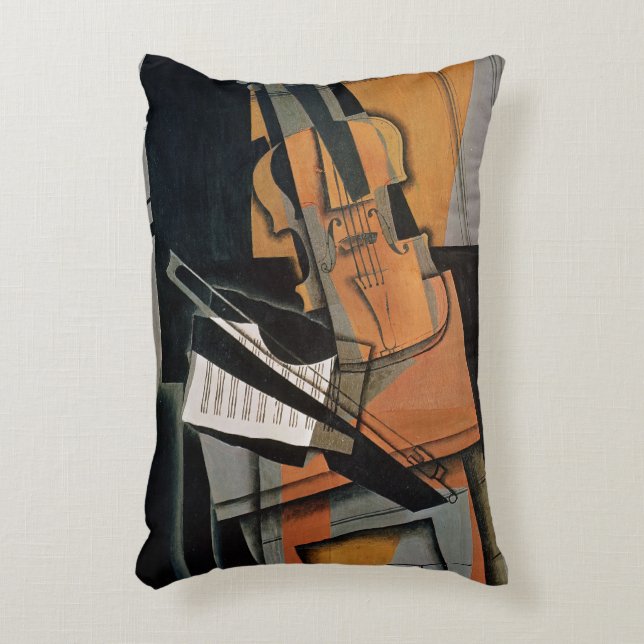 The Violin, 1916 Decorative Cushion (Front(Vertical))