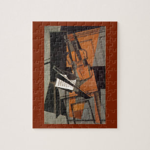 The violin ~ 1916 ~ Synthetic Cubism ~ Juan Gris Jigsaw Puzzle