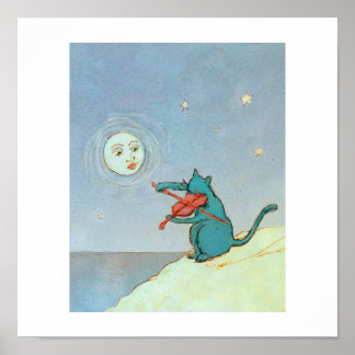 The Violin Cat Poster