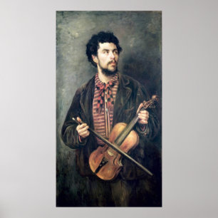 The Violin Player Poster