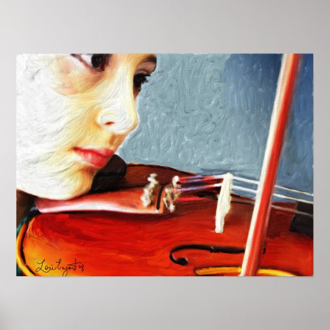 "The Violin Student" Poster (Front)