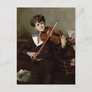 The Violinist Postcard