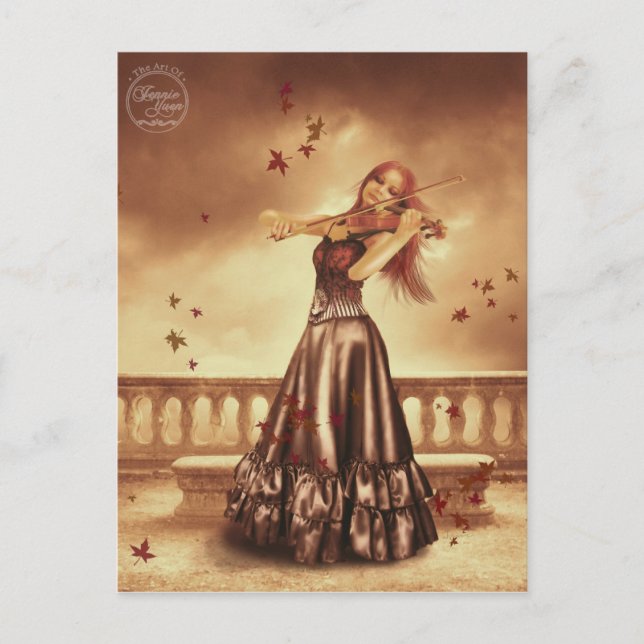 The Violinist (Postcard) Postcard (Front)