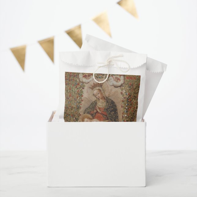 The Virgin Adoring the Christ Child Christmas Favour Bag (Party)
