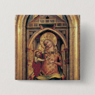 The Virgin and Child, 1372 15 Cm Square Badge