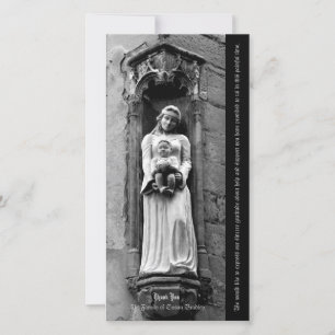 The Virgin and Child 1 Sympathy Thank you Card