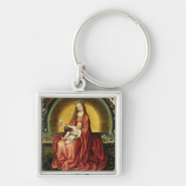 The Virgin and Child 2 Key Ring (Front)